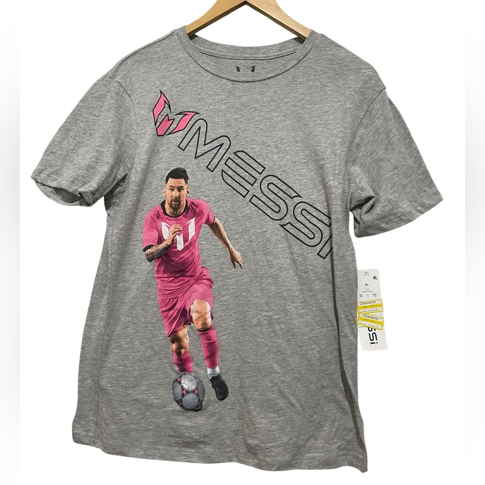Gray Boys’ Messi‎ Graphic T-Shirt XL